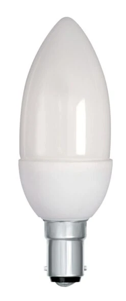 BELL 00734 9W 240V SBC B15 Compact Fluorescent Candle Bulb, Warm White