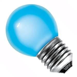 LED 1W 240V ES E27 Festoon Golf Ball Outdoor Round Blue Light Bulb 20,000 Hours 3 LED 1W 240V ES E27 Festoon Golf Ball Outdoor Round Blue Light Bulb 20,000 Hours