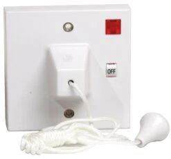 45A (amp) Double Pole Ceiling Switch 1 Way + Neon