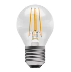 BELL 05316 4W LED Filament Clear Round Dimmable- ES/E27, 2700K