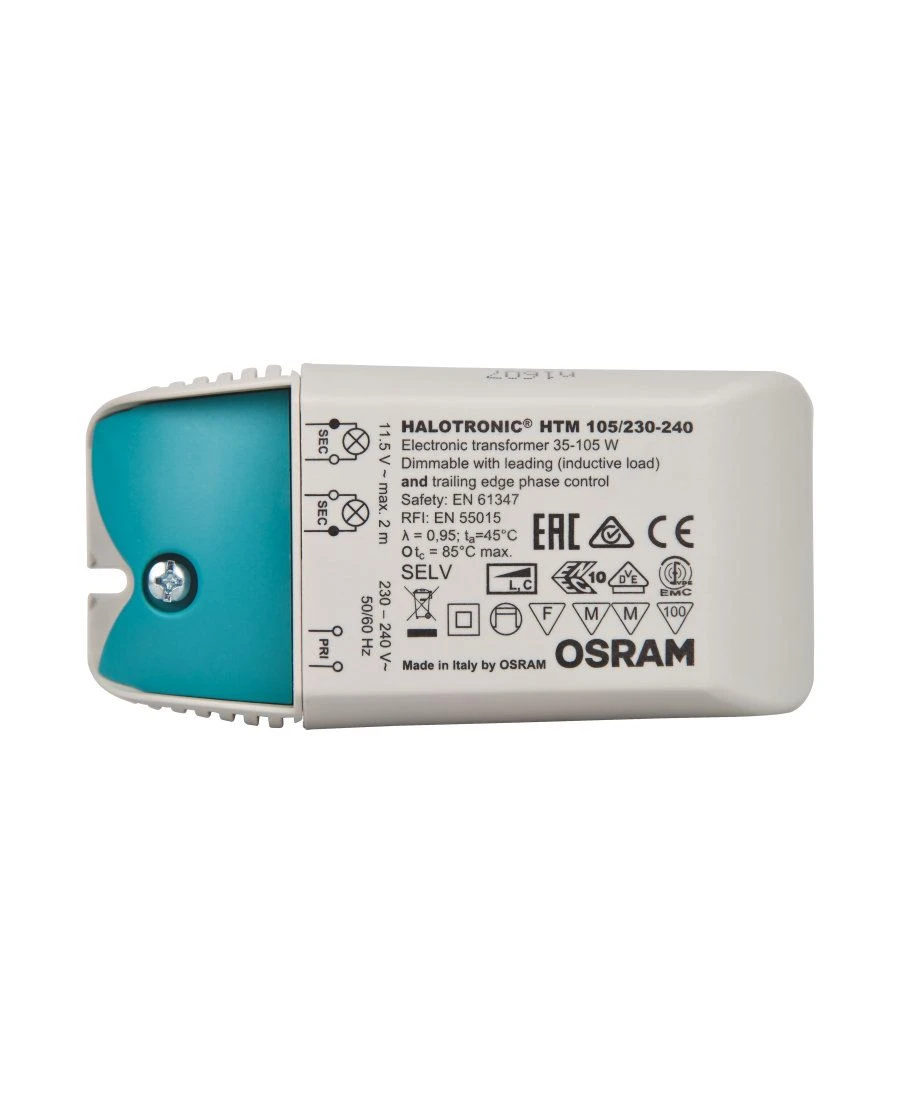 Osram HTM 105/230-240 Halotronic Mouse 35-105/va Transformer 3 Osram HTM 105/230-240 Halotronic Mouse 35-105/va Transformer
