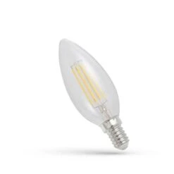 Osram LED Filament Clear Candle Lamp 4W = 40W SES/E14, Cool White 470lm 5 Osram LED Filament Clear Candle Lamp 4W = 40W SES/E14, Cool White 470lm -Philips Shop 1 4 14332 candle led e14 1