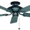 Fantasia 110507 Mayfair 42" Matt Black Ceiling Fan -Philips Shop 1 1 1 110507