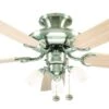 Fantasia 111818 Mayfair Combi Stainless Steel Ceiling Fan With Amorie Light -Philips Shop 1 1 1 111818