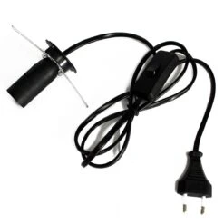 Spare Lampholder And Plug For Salt Lamps - 1.5m Lead, UK Or EU Plug, In-line Switched -Philips Shop 1 1 2 1244142