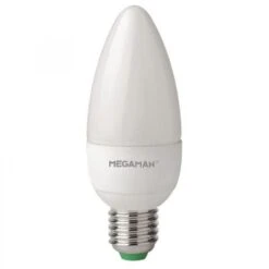 Megaman 143302 3.5W 240V ES/E27 LED Candle Opal, Warm White
