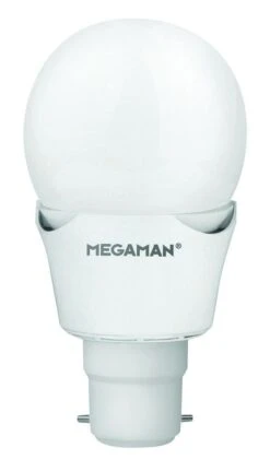 Megaman LED 7W BC/B22 Warm White Opal Golf Ball Dimmable