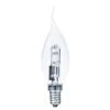 Bent Tip Halogen Candle Light Bulb 18W = 23W SES E14 2700K Warm White Dimmable