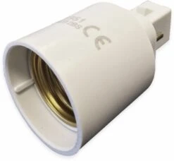 G24 2 Pin To E27 Lamp Holder Adapter / Light Bulb Adapter