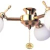 Fantasia 220282 Ceiling Fan Light - Florence 3 Light Cluster Polished Brass -Philips Shop 2 2 2 220282