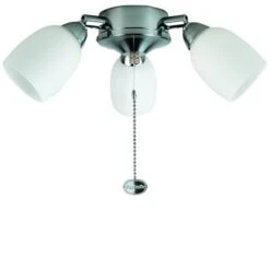 Fantasia 221470 Ceiling Fan Light - Amorie 3 Light Cluster Stainless Steel