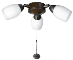 Fantasia 221500 Ceiling Fan Light - Amorie 3 Light Cluster Chocolate Brown