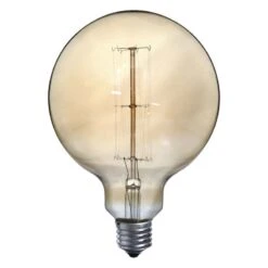 Sylvania Vintage 125mm Globe Filament Light Bulb 60W ES E27 G125 Dimmable