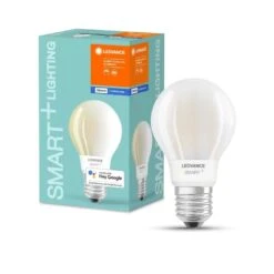 Ledvance SMART+ LED Bluetooth 2700K GLS 11W = 100W Pearl Light Bulb -Dimmable -Philips Shop 2 2 a 2asset 3277585 ledcla100d glfr e27