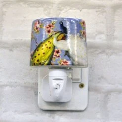 Peacock Ceramic Plug-in Night Light