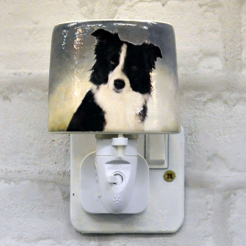Collie Ceramic Plug-in Night Light 3 Collie Ceramic Plug-in Night Light