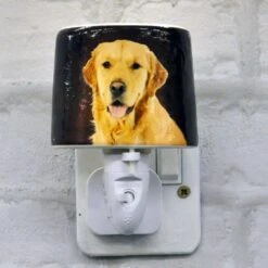 Sandy Labrador Ceramic Plug-in Night Light