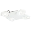 Eglo 39136 BREA LED Steel Aluminium Multi Spot Light -Philips Shop 3 3 9 39136