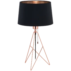 Eglo 39178 CAMPORALE E27 Cord-Switch Steel Table Lamps