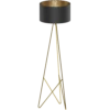 Eglo 39231 CAMPORALE E27 Foot-Switch Steel Brass Floor Lamps