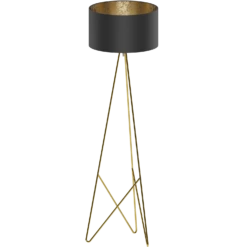 Eglo 39231 CAMPORALE E27 Foot-Switch Steel Brass Floor Lamps