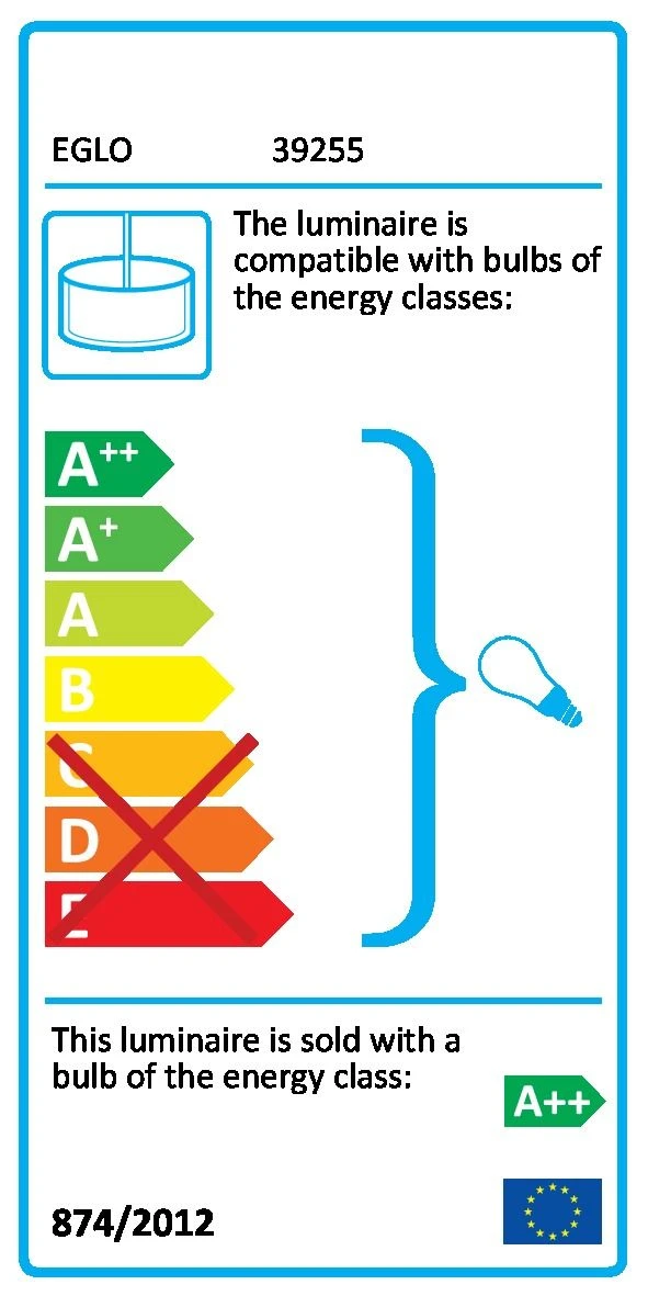 Eglo 39255 VIVALDO 1 LED Cluster Crystal Clear Ceiling Pendant 4 Eglo 39255 VIVALDO 1 LED Cluster Crystal Clear Ceiling Pendant - Image 2