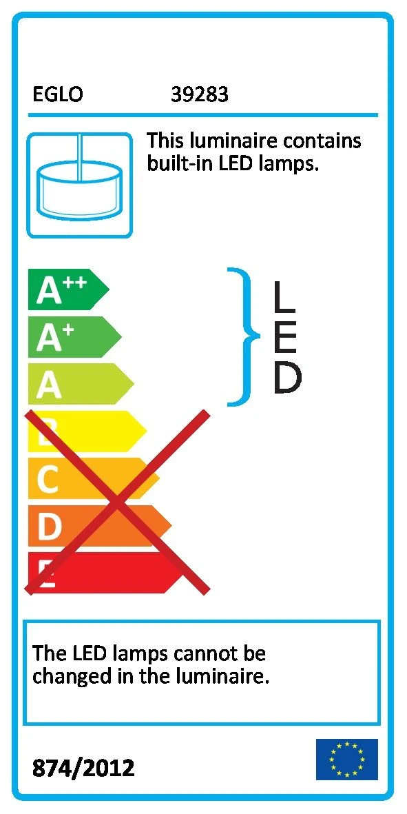 Eglo 39283 ANTELAO LED Cluster Steel Chrome Clear Ceiling Pendant 4 Eglo 39283 ANTELAO LED Cluster Steel Chrome Clear Ceiling Pendant - Image 2