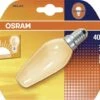 Osram Relax 40W E14 SES 340Lm Dimmable Warm White Candle Light Bulb -Philips Shop 4 4 0 4008321073389