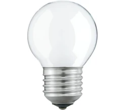 Leuci 40W 230V ES E27 Opal Round Golf Ball Dimmable Light Bulb