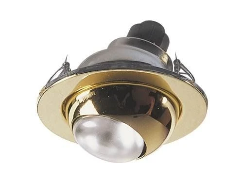 Eterna Brass Plated R50 SES 40W 230V Eyeball Downlight 3 Eterna Brass Plated R50 SES 40W 230V Eyeball Downlight