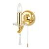Firstlight 4236PB Iris Polished Brass Single Wall Light -Philips Shop 4 4 2 4236pb 1