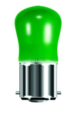 BELL 02560 15W Small Sign Pygmy Light Bulb - BC B22, Green