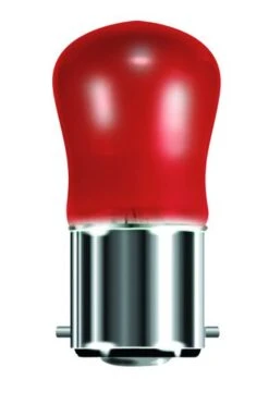 BELL 02580 15W Small Sign Pygmy Lamp - BC B22, Red