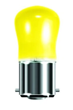 BELL 02600 15W Small Sign Pygmy Lamp BC B22, Yellow