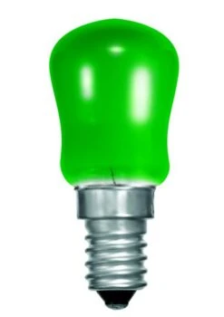 BELL 02622 15W Small Sign Pygmy Light Bulb - SES E14, Green