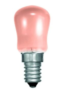 BELL 02623 15W Small Sign (Pygmy)- SES, Pink Light Bulb