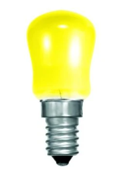 BELL 02626 15W Small Sign Pygmy Light Bulb - SES E14, Yellow