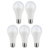 5 X Paulmann LED 15W = 100W ES/E27 GLS Light Bulbs, Warm White -Philips Shop 5 5 x paulmann led leuchtmittel birnenform a65 15w 100w e27 matt 1521lm warmweiss 2700k