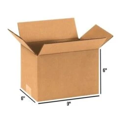 25x Cardboard Boxes 9x6x6" 229 X 152 X 152mm Single Wall Cartons M Flute Multi-depth (ROYAL MAIL SMALL PARCEL)