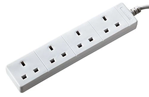 Indoor 4 Socket Extension Lead With 1 Metre Cable 3 Indoor 4 Socket Extension Lead With 1 Metre Cable