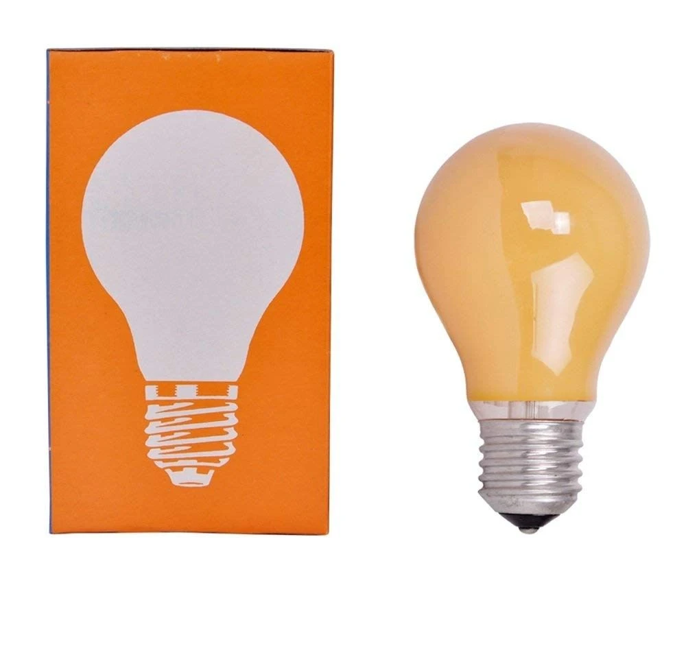 Leuci 40W 240V ES E27 Dimmable Orange Coloured GLS Light Bulb 3 Leuci 40W 240V ES E27 Dimmable Orange Coloured GLS Light Bulb