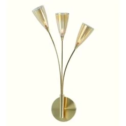 Firstlight 5700BBAM Pastel Brushed Brass 3 Light Wall Fitting