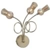 Firstlight 5728BBAM Cognac Brass With Amber Tint Glass 3 Light Wall Lamp -Philips Shop 5 5 7 5728bbam