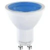 Integral LED 5W 220-240V GU10 40° 50mm Blue Coloured Spot Lamp (Non-Dim) -Philips Shop 5 5 w 5w blue gu10