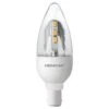 Megaman 143427 5W SBC B15d LED Dimmable Clear Candle Light Bulb, Sparkling Effect -Philips Shop 5 5 w 5w incandaled candle led 2400k b15 image.2eb82be7