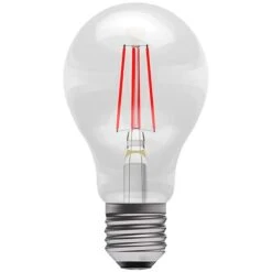 BELL Red Coloured GLS Filament Pro LED Light Bulb 4W ES/E27