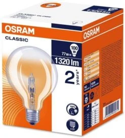 Osram 95mm Clear Globe Halogen Energy Saver 77W=100W ES E27 Dimmable -Philips Shop 6 6 1 619d9mdytml. ac sl1280