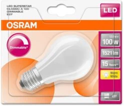 Osram LED GLS Filament Frosted Bulb 12W = 100W ES/E27, Warm White 2700K -Philips Shop 6 6 1 619sbsxu2gl. ac sl1000