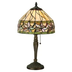 Interiors 1900 T046SH30-T046TSB Tiffany Ashtead Small Table Lamp