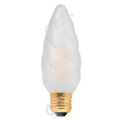 Girard Sudron LED 4W ES/E27 Large 50mm Candle Twisted Matt Very Warm White 2700K (non-dim)